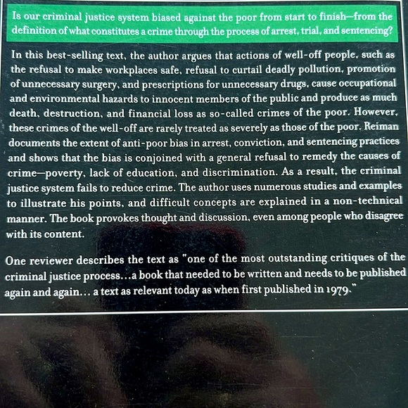 The Rich Get Richer And The Poor Get Prison & A Tale Of Two Criminals SC Books - Picture 4 of 13